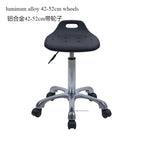 Höhenverstellbarer Dreh-Barhocker aus Eco-Leder – Antistatischer 360° Swivel Stuhl mit rutschfester Basis im modernen Design