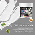 Leder Innenraum Pflegecreme mit Bienenwachs – Auto Leder Restaurationscreme für Glanz, Schutz & Fleckenentfernung (150 g)