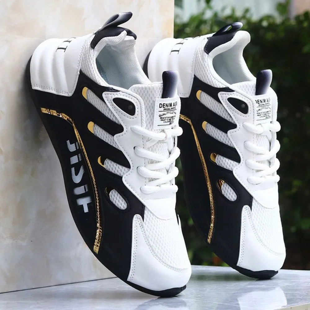 Luxus Herren Ledersneaker – Hochwertige Casual Sportschuhe, Plattform-Sneaker für Alltag, Fashion & Running