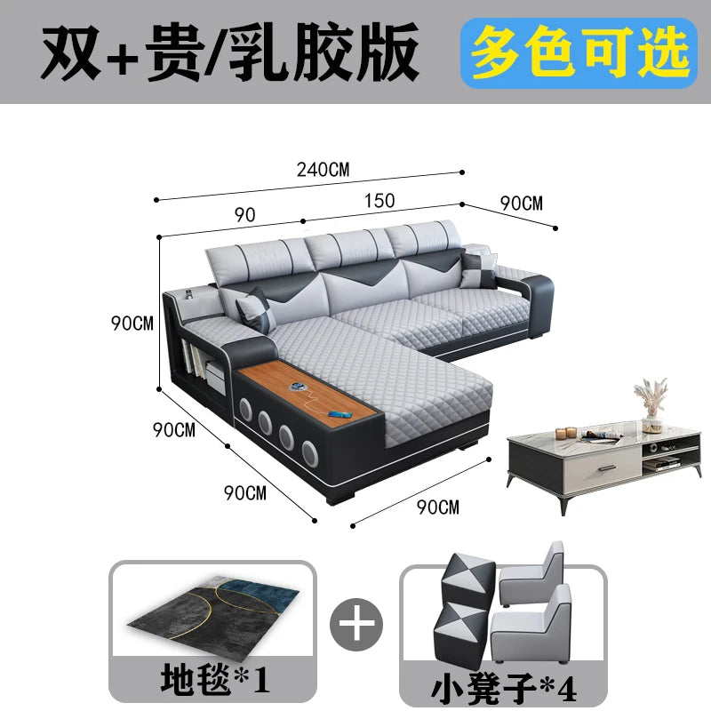 Nordisches Designer Sofa für Wohnzimmer & Balkon – Modernes Relax-Sofa im minimalistischen Stil, komfortable Couch für Zuhause & Hotel