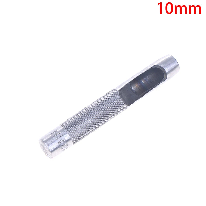 Rundloch Leder Stanze 3–25 mm aus Stahl – Präziser Hohl-Lochstanzer für Leder, Kunststoff, Gummi & Dichtungen (DIY Werkzeug)