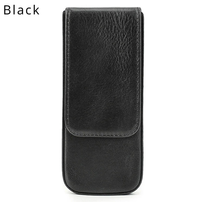 Luxuriöses Füllfederhalter-Etui en véritable cuir – Premium Stifteetui mit 2/3/6/12 Fächern für Büro &amp; Schule 