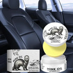 Leder Reparatur- &amp; Füllcreme 100 g – Aufbereitungswachs für Autositze, PU-Leder &amp; Ledersofas inkl. Schwamm