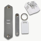 Personalisierter Leder-Schlüsselanhänger mit Foto & Gravur – Individueller Keyring mit Lasertext, emotionales Geschenk für Familie, Freunde & Partner