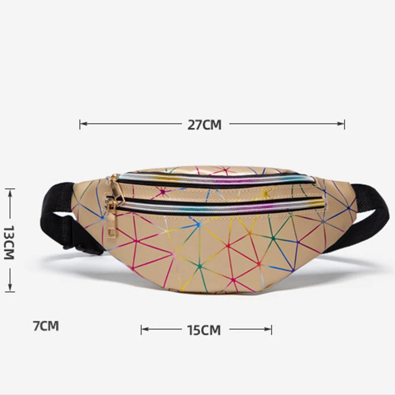 Yogodlns Damen Bauchtasche – Solide PU-Leder Fanny Pack, Kleine Gürteltasche & Chest Bag für Handy und Schlüssel