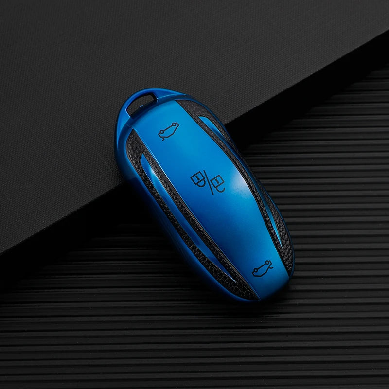 Étui de protection en cuir TPU de qualité supérieure pour Tesla – Étui de clé intelligent pour modèle 3, modèle Y, modèle S et modèle X