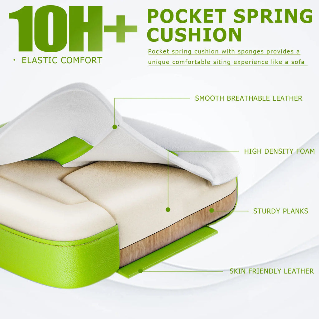 Ergonomischer Gaming Chair aus PU-Leder – Höhenverstellbarer Gamer- & Bürostuhl mit hoher Rückenlehne, Drehfunktion & Rollen für Erwachsene & Jugendliche