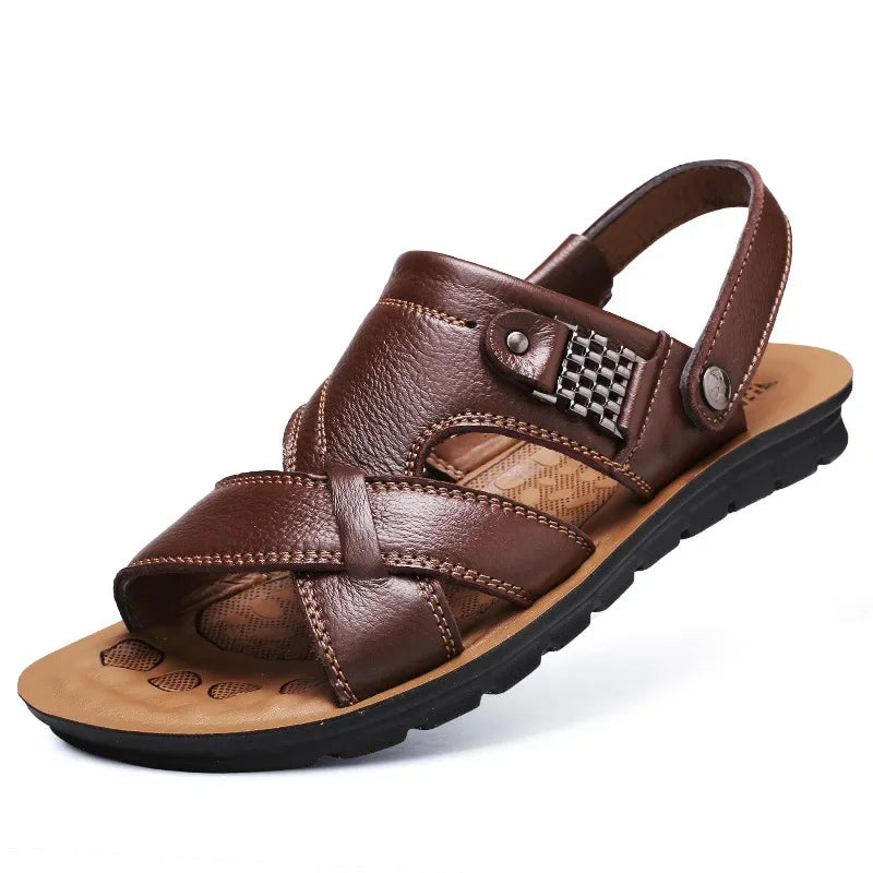 Herren Sandalen in großen Größen – Klassische Roman Sandalen für den Sommer, Bequeme Outdoor & Walking Slipper bis Größe 50