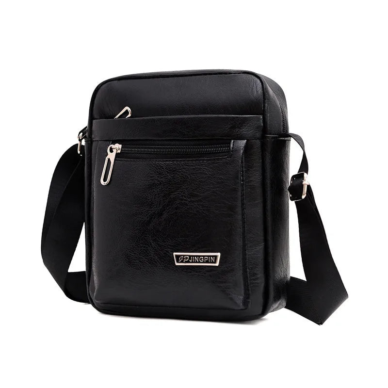 Herren PU-Leder Crossbody &amp; Schultertasche: bolso bandolera de negocios, riñonera y bolso de moda