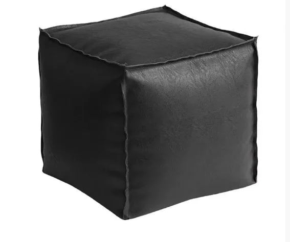 Light Luxury PU Leder Tatami Sitzkissen – Faltbares Boden-Sitzkissen im marokkanischen Stil, ungefüllt & platzsparend für Wohnzimmer