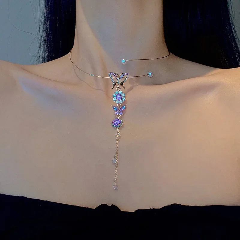 Vintage schwarze Lederkette mit geflochtenem Band & geometrischem Anhänger – Schlichte Halskette für Damen & Girls