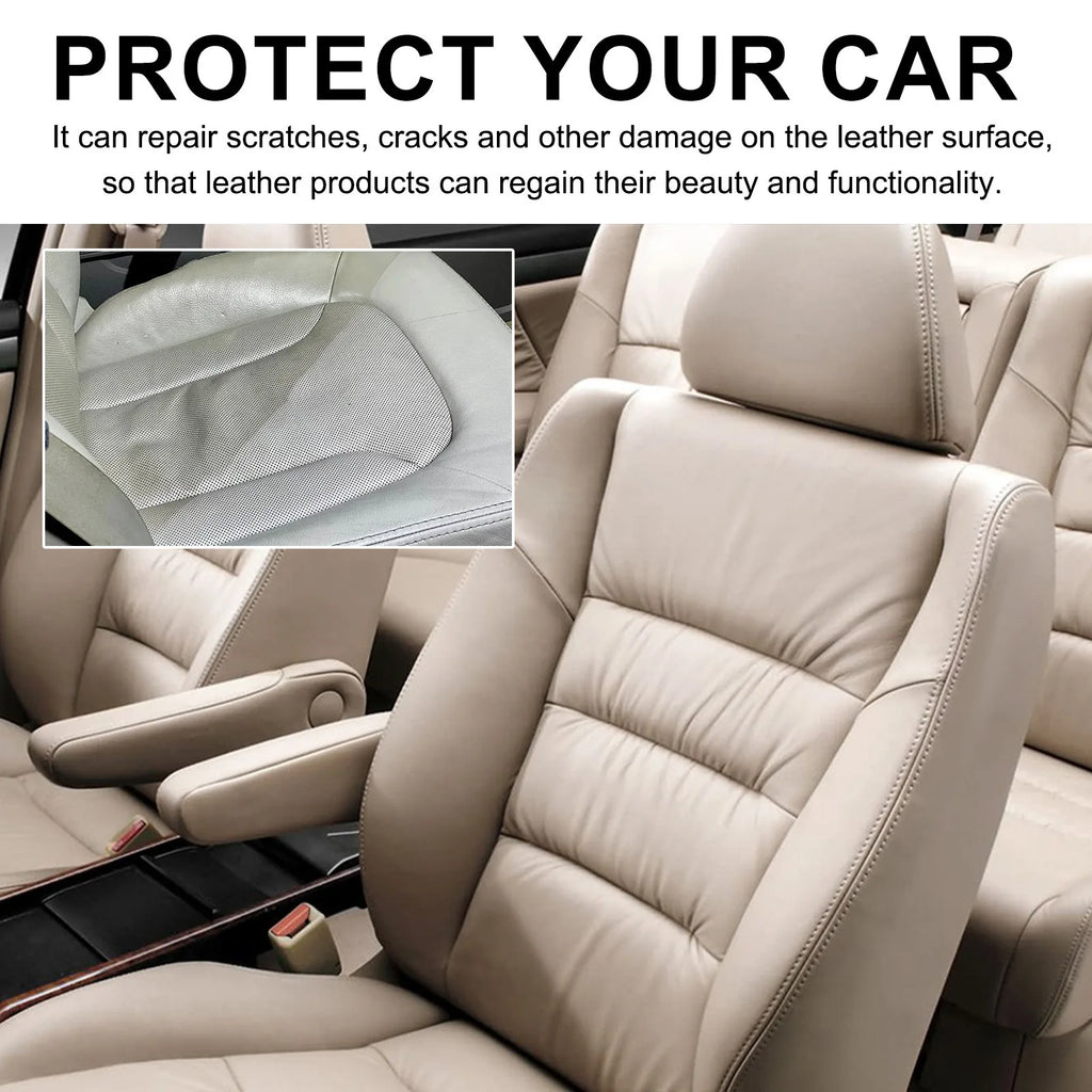 Premium Lederpflege Creme mit Bienenwachs – Reinigungs-, Pflege- &amp; Schutzwachs für Möbel, Autositze, Schuhe &amp; Taschen 