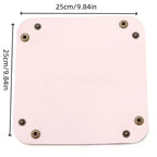 Nordische PU Leder Ablageschale 25 × 25 cm – Faltbare Design-Aufbewahrung für Schmuck, Kosmetik & Schlüssel
