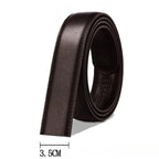 Hochwertiger PU-Leder Gürtel ohne Schnalle – HALOCOWCOW Unisex