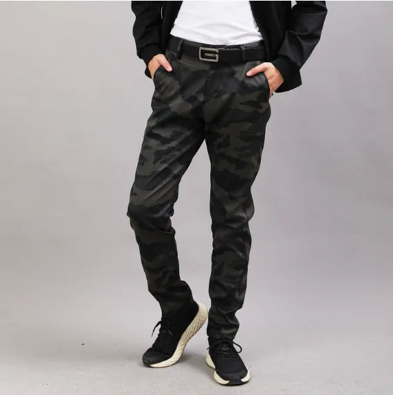 Herren Stretch PU Lederhose im Biker-Stil – Modische Pencil Pants in Gold, Rot, Blau, Schwarz, Weiß & Silber (Gr. 28–40)