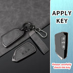 Caja de metal y cuero premium para automóviles para VW Golf 8 (MK8), ID.3, ID.4 – Passend para Cupra, Skoda Octavia A8 y Seat Leon MK4 (2020-2021)