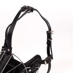 Atmungsaktiver Hunde Maulkorb – Verstellbarer Anti-Beiß Mundschutz mit sicherem Verschluss für Hunde 