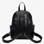 Damen Leder-Rucksack aus PU – Vintage Rucksack mit großem Stauraum für Schule, Reise & Alltag