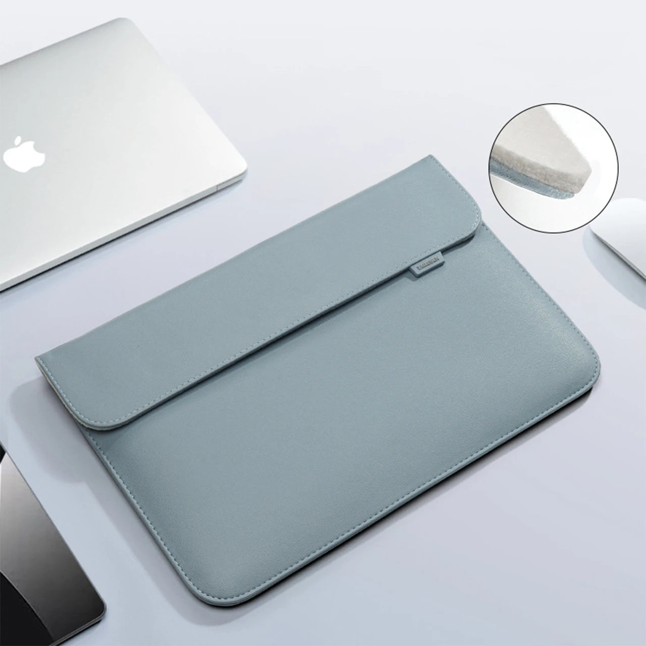 PU-Leder Laptop Sleeve – Schutzhülle für MacBook Air/Pro 13–16 Zoll, Xiaomi, Dell, HP, ASUS Notebook Case