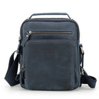 Crazy Horse Leder Herren Schultertasche de Contact - Bolso bandolera y bandolera vintage