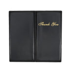 Carpeta de menú de cuero de primera calidad, tarjetero para cheques de invitados, presentador de cheques de restaurante, carpeta de menú para mesero, organizador de chequera 