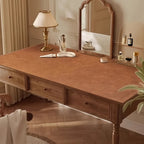 Retro XXL Leder Schreibtischunterlage im Cowhide-Design – Beidseitige, Wasserdichte Desk Pad für Büro &amp; Business