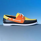 Handgefertigte Herren Bootsschuhe aus echtem Rindsleder – Klassische Leder Mokassins & Casual Loafer für Alltag und Freizeit