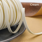 Flaches geflochtenes Kunstveloursband 5 mm – 5 Yards Faux Suede Kordel für Schmuck, Armbänder & DIY Handarbeit