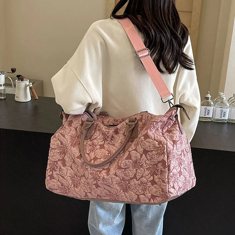 Furukroa Unisex Fitness- & Reisetasche – Minimalistische wasserfeste Nylon-Handtasche mit großem Fassungsvermögen für Damen und Herren