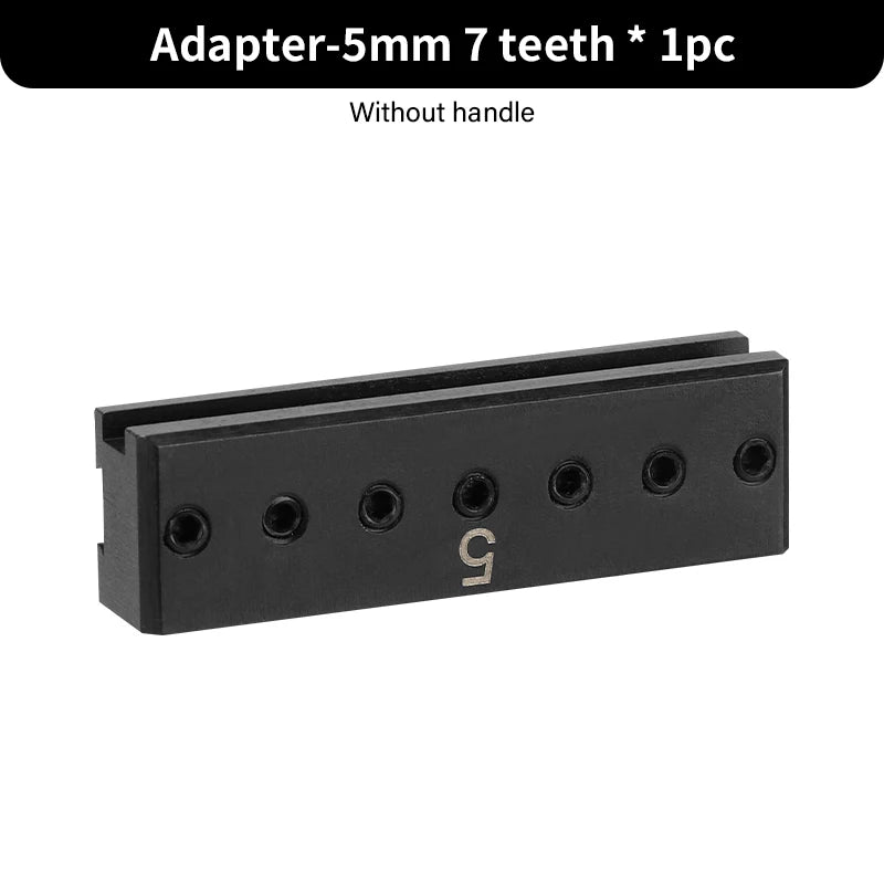 WUTA Modulares Adapter- & Schlagkopf-System für Lederwerkzeuge – Austauschbare Loch- & Stichaufsätze aus Edelstahl