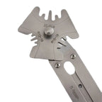 Handgemachtes Leder Werkzeugset für Reißverschluss-Montage – Edelstahl Tool für präzise Zipper-Ecken | DIY Starter Set