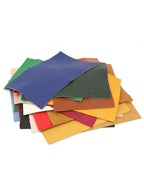 Buntes weiches Rindsleder am Stück – Hochwertiges Echtleder 1,5 mm für Taschen, Polster & DIY Lederprojekte