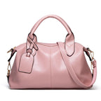 YUNFAN Damenhandtasche aus 100% Echtleder – Lychee-Muster, version coréenne, Soft Boston Bag 2024 