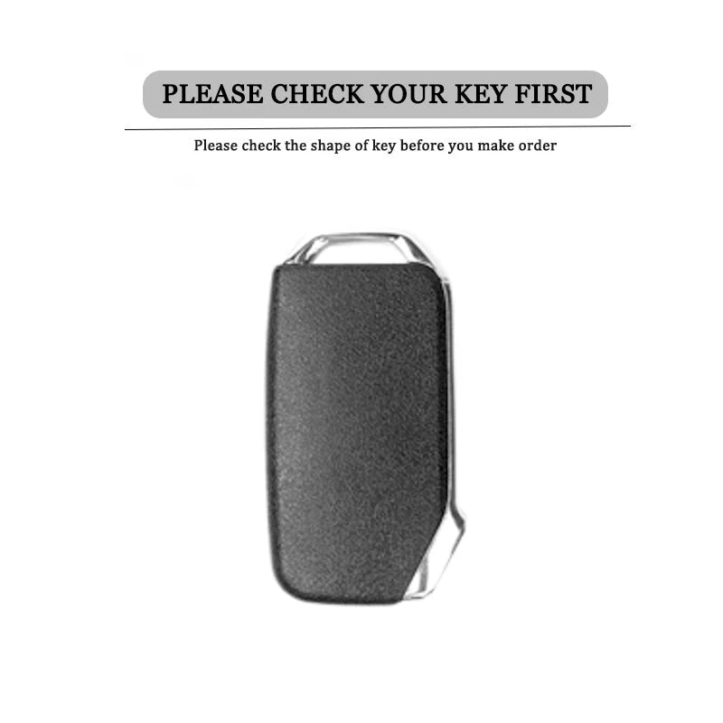 Metall & Leder Autoschlüssel Hülle für Kia – Hochwertige Schlüsselabdeckung für Sportage, Ceed, Sorento, Cerato, Forte, KX3 & K5 (2017–2020)