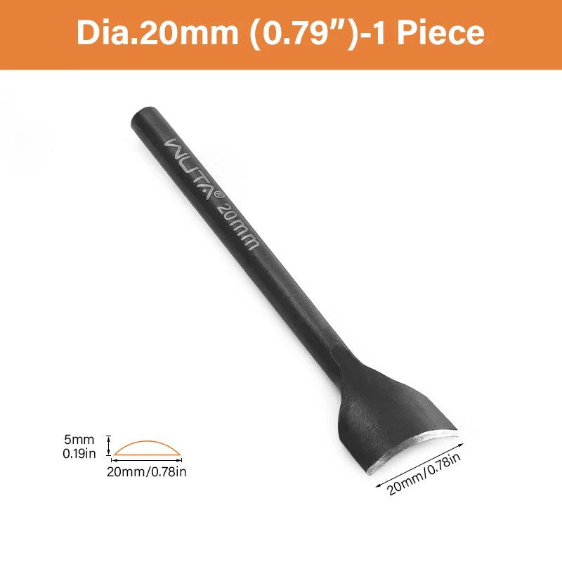 WUTA Basic Leder Eckenstanzer 1/4 Rund – Arc-förmiger Corner Cutter aus Carbonstahl für Gürtel, Riemen & Lederkanten