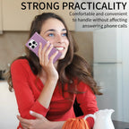 Cartera multifunción de piel sintética con tapa y tapa para iPhone 11–16e – Kartenfach, Ständer &amp; Rundumschutz