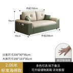 Platzsparendes Eck-Schlafsofa mit Stauraum – Klappbares Multifunktionssofa, verstellbar, modernes Design für Wohnzimmer & Gästezimmer