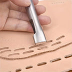 3-teiliges Oval Lederloch Stanzer Set – Ovale Hohlstanzen 1,5–20 mm für Gürtel, Taschen & Lederarbeiten