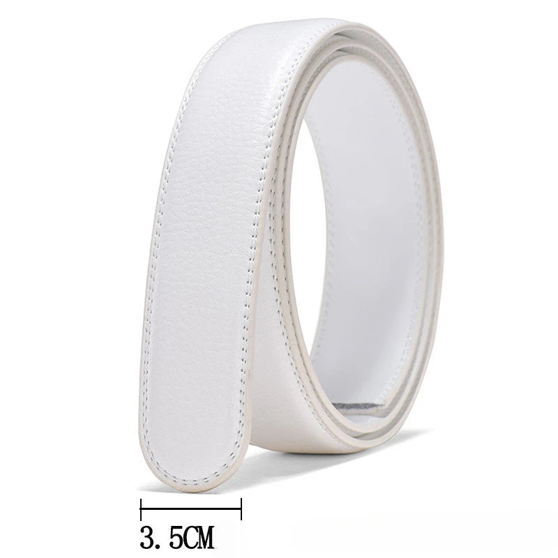 Hochwertiger PU-Leder Gürtel ohne Schnalle – HALOCOWCOW Unisex