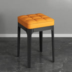 Bunte PU-Esshocker mit dicker Polsterung – Stapelbarer Designer-Sitzhocker für Restaurant, Küche &amp; kleine Räume 