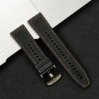 Brazalete de cuero vintage de 20 mm y 22 mm para Samsung Galaxy Watch 4–7 y Xiaomi Redmi Watch – Brazalete clásico para reloj inteligente con diseño dorado 