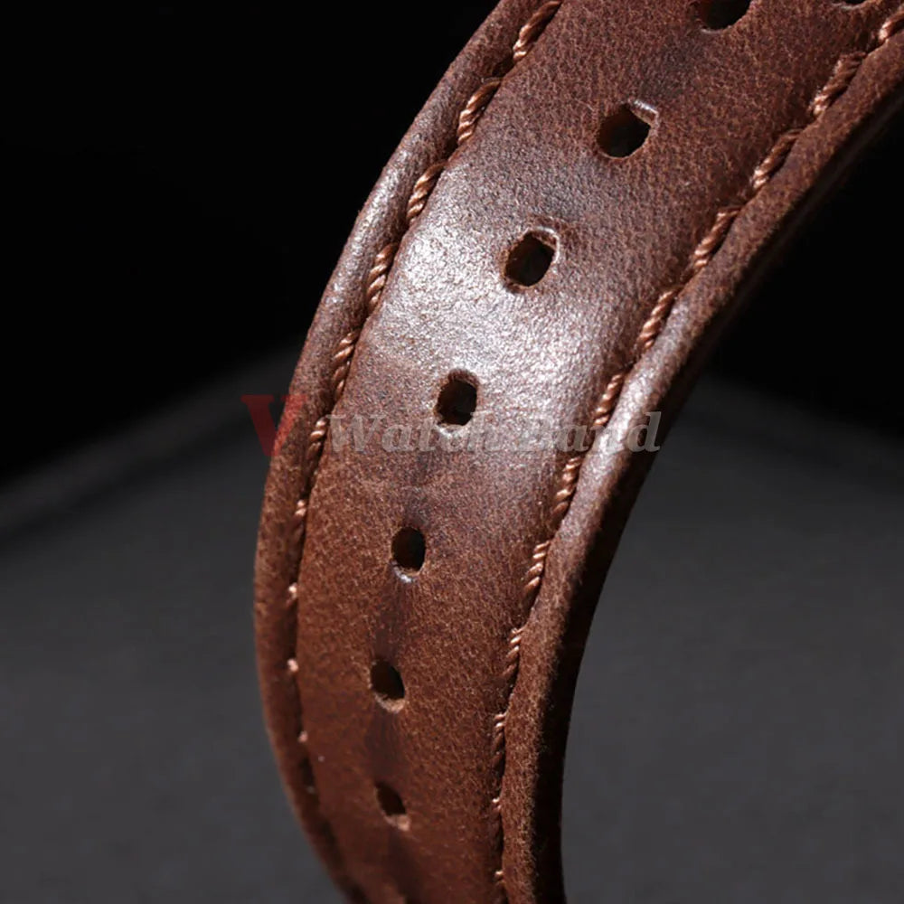 Echtes Rindsleder Uhrenarmband 18mm, 20mm & 22mm – Weiches Vintage Lederarmband für Samsung Galaxy Watch 6, 5, 4 & klassische Uhren