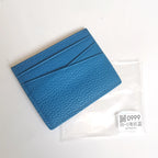 Véritable carte avec initiales – Slim Luxus Card Holder aus Rindsleder für Damen &amp; Herren | Porte-monnaie personnalisé