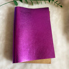 Metallisch glänzendes Echtleder Rindsleder – Gold & Silber Top Layer Leder 20 × 30 cm für DIY Taschen & Accessoires