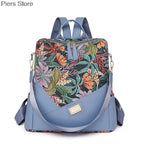 Großer Damen Rucksack aus weichem Lederlook – Modischer Softback Studentinnen-Rucksack mit viel Stauraum 