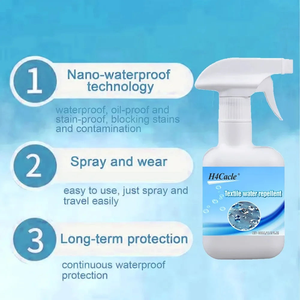 Regen- &amp; Fleckenschutz Spray - Nanoimprägnierung de alta tecnología para cuero, cuero, ropa y textiles (100 ml / 300 ml)