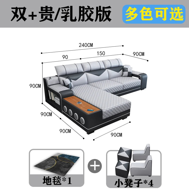 Nordisches Designer Sofa für Wohnzimmer & Balkon – Modernes Relax-Sofa im minimalistischen Stil, komfortable Couch für Zuhause & Hotel