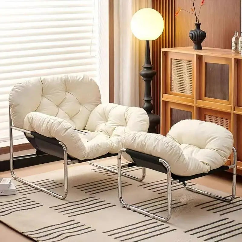 Verstellbarer Leder-Relaxsessel für Wohnzimmer – Komfortabler Einzelsessel mit Armlehnen, ergonomischer Rückenlehne & modernem Design