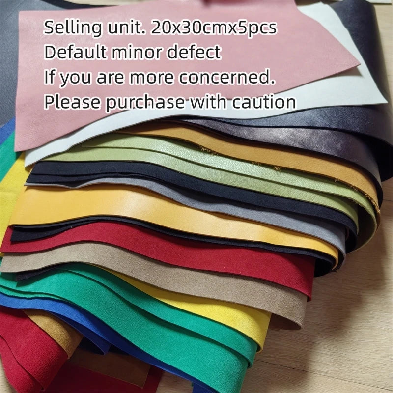 Feines Schafsleder Top-Grain 0,5–1,0 mm – Weiches Echtleder mit kleinen Naturmerkmalen für Futter & DIY-Handarbeit