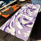 XXL Leder Mousepad mit Art-Swirl Design – Große Gaming & Keyboard Schreibtischunterlage für PC, Laptop & Anime-Setup